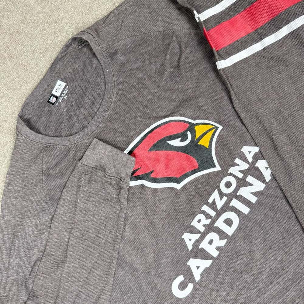 NFL Team Apparel Arizona Cardinals Thermal Long Sleeve Shirt Size XL